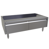Glastender 42-Inch Wide Underbar Add-On Cabinet Base with 2 Hinged Doors