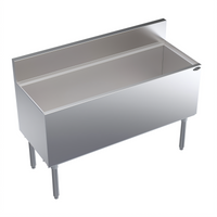 Krowne Royal Series 48-Inch Underbar Ice Bin/Cocktail Unit with 10-Circuit Cold Plate