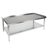 John Boos Stainless Steel Equipment Stand, 60 x 30 x 24 Inches, with Adjustable Undershelf