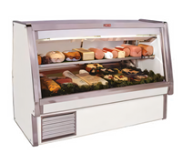 Howard-McCray 34E Series SC-CDS34E-12-LED 148.5-Inch Self-Contained Double-Duty Deli Meat & Cheese Service Case with LED Lighting