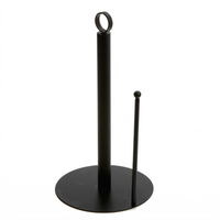 American Metalcraft Contemporary Black Porcelain Paper Towel and Table Card Holder