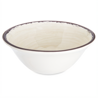 Mingle™ 27 oz. Footed Melamine Ice Cream Bowl, 7-Inch Diameter, Sweet Cream