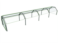 Hatco Flav-R-Shield ES82-144 Double-Sided Self-Service Food Shield, 4-Bay, 144-Inch