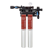 Everpure QC7I Twin-XCLM Twin-Cartridge Fountain Water Filtration System, 5-Micron, 2-4 GPM