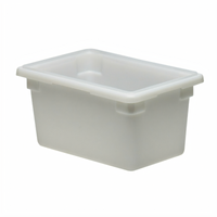 Cambro 12 x 18 x 9-Inch Polyethylene Food Storage Container, Natural White, 4.75 Gallon