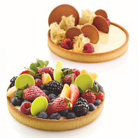 Silikomart 6-Inch Round Non-Stick Silicone Tart Mold