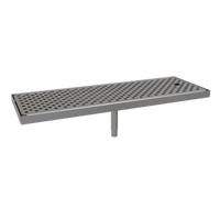 Glastender Stainless Steel Surface Mount Drain Pan, 23-Inch W x 8-Inch D