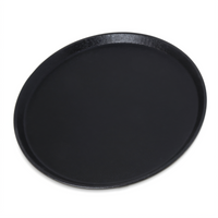 Griptite 2 14-Inch Round Non-Slip Serving Tray, Black