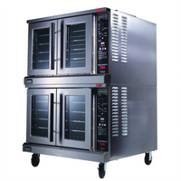 Lang Strato Series ECOF-AP2 2-Deck Full-Size Electric Convection Oven, Solid State Controls, 23.3 kW