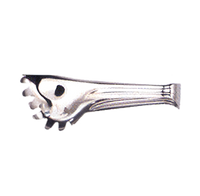 Mirage 8-Inch 18/8 Stainless Steel Pasta Tongs