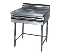 Titan JMRH-2FHT Heavy Duty 36 Inch Modular Gas Range with 2 French Hot Tops