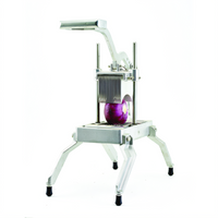 Kattex Manual Onion Slicer with 1/4 Inch Cut Size, Lever Handle, and Non-Skid Feet