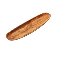 American Metalcraft 17-3/4-Inch Oblong Olive Wood Serving Board