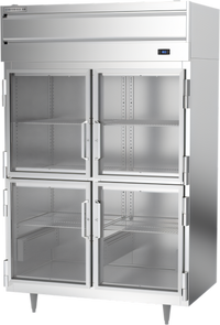 Beverage-Air P Series Two-Section Half-Glass Door Top-Mount Warming Cabinet