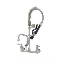 EverSteel Stainless Steel Deck-Mount Pre-Rinse Unit with Mixing Faucet, 8