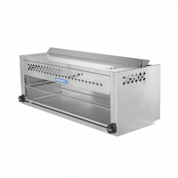 Bake Tech Innovation Radiance 48-Inch Natural Gas Infrared Cheesemelter with Wall or Range Mount