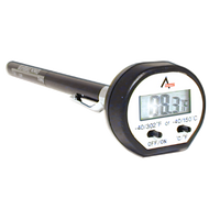 Admiral Craft Digital Pocket Thermometer with C/F Switch and Pocket Clip