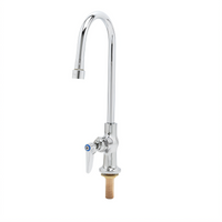 T&S Brass B-0304 Single Temperature Single Pantry Deck-Mount Faucet with Swivel Gooseneck Spout