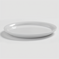 Jane 6-Inch Round Narrow Rim Melamine Bread & Butter Plate, White