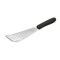 Fish Spatula with 6-3/4 x 3-1/4-Inch Stainless Steel Satin Finish Blade and Black Polypropylene Handle