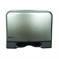 San Jamar Smart System Touch-Free Recessed Roll Towel Dispenser, ADA 6-Inch Roll, Stainless Steel Look