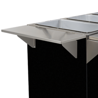 Advance Tabco TES-1D Drop-Down Solid End Shelf for Hot or Cold Food Tables, 10 x 22-1/2 Inches, Stainless Steel