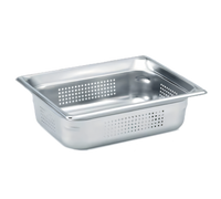 Vollrath Super Pan 3 1/2 Size GN Perforated Hotel Pan, 4 Inch Deep, 22-Gauge Stainless Steel