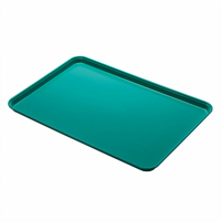 Cambro Camlite® 18 x 26 Rectangular Fiberglass Cafeteria Tray, Green