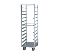 Dinex DXPR611 Roll-In Aluminum Angle Rack for 11 Full-Size 18 x 26 Sheet Pans