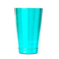 Barfly 18 oz Teal Stainless Steel Cocktail Shaker
