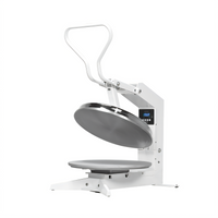 Flex X1 Countertop Manual Dough Press with Heated Upper Platen, 18-Inch Capacity