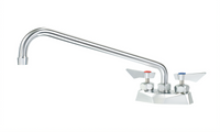 Krowne Diamond Series 4-Inch Center Deck Mount Faucet with 14-Inch Swing Spout