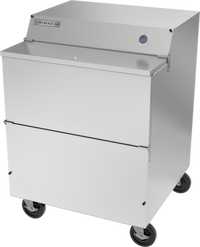 Beverage-Air 34-Inch Single-Access Forced Air School Milk Cooler, 13.59 Cu. Ft., Stainless Steel