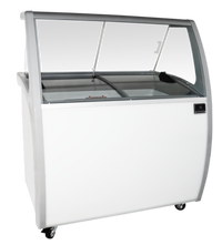 Kelvinator Commercial 6-Tub Front-of-House Ice Cream and Gelato Dipping Display Freezer, 42-1/2 Inch, White