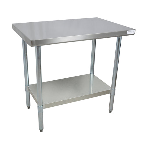 BK Resources QVT-3636 Stainless Steel Prep Tables