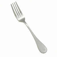 Winco Venice 7-3/8 Inch Dinner Fork, Extra Heavy Weight, 18/8 Stainless Steel, Mirror Finish