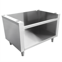 Open-Top, Open-Front Stainless Steel Cabinet Base for 36-Inch Gas Countertop Ranges