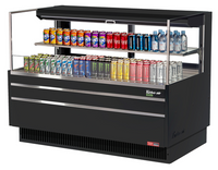 Turbo Air Horizontal Low-Profile Open Display Merchandiser, 13.0 Cu. Ft., Self-Contained Refrigeration