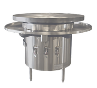 Town Equipment MBR-36 Round Griddle / Fry Top