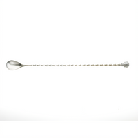 Barfly Classic 13-Inch Stainless Steel Bar Spoon with Cast Sugar Skull End