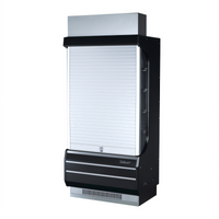 Turbo Air SCM-40B Locking Black Hard Plastic Security Cover for TOM-40B-N Open Display Merchandiser