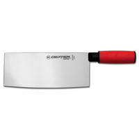 Dexter Russell SofGrip 8-Inch Chinese Chef's Knife / Cleaver with Red Soft Grip Handle