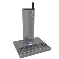 Glastender Countertop Single-Faucet Glycol-Cooled Stainless Steel Column Draft Dispensing Tower