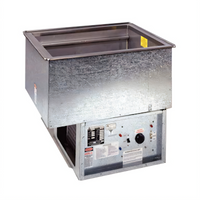 Atlas Metal RM-HP-X-6 Dual Temp 6-Pan Remote Refrigerated Drop-In Hot/Cold Food Well