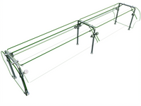 Hatco Flav-R-Shield Double-Sided Self-Service Sneeze Guard, 108-Inch Wide