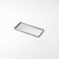 American Metalcraft Rectangular Stainless Steel Serving Tray, 12 x 8-1/4 Inch, Satin Finish