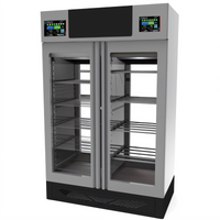 Maturmeat Stagionello Free-Standing Meat Curing Cabinet, 58 Inch Wide, 100 + 100 kg Capacity, 220V