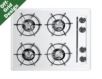 Summit Appliance WLL03P 24-Inch 4-Burner LP Gas Cooktop