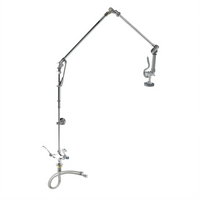 T&S EasyInstall Roto-Flex Single-Hole Deck-Mount Pre-Rinse Faucet with 1.15 GPM Spray Valve and 4-Inch Wrist Handles