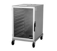 NU-VU Half-Height Enclosed Bread Cabinet with Clear Lexan Lift-Off Door, 9 Pan Capacity